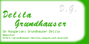 delila grundhauser business card
